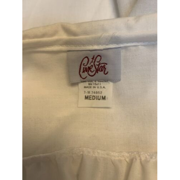 Vintage White Cotton Romantic Victorian Lace Detail Nightgown M Made in USA - Picture 7 of 9